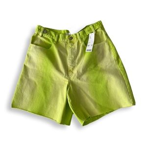 NWT BDG Longline Denim Short — Green Wash
